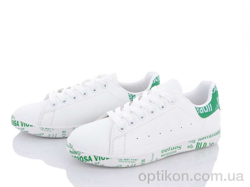 Кросівки Violeta 9-782 white-green