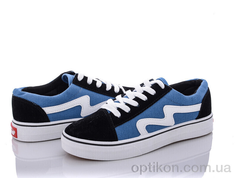 Кеди Ok Shoes 174 black-blue