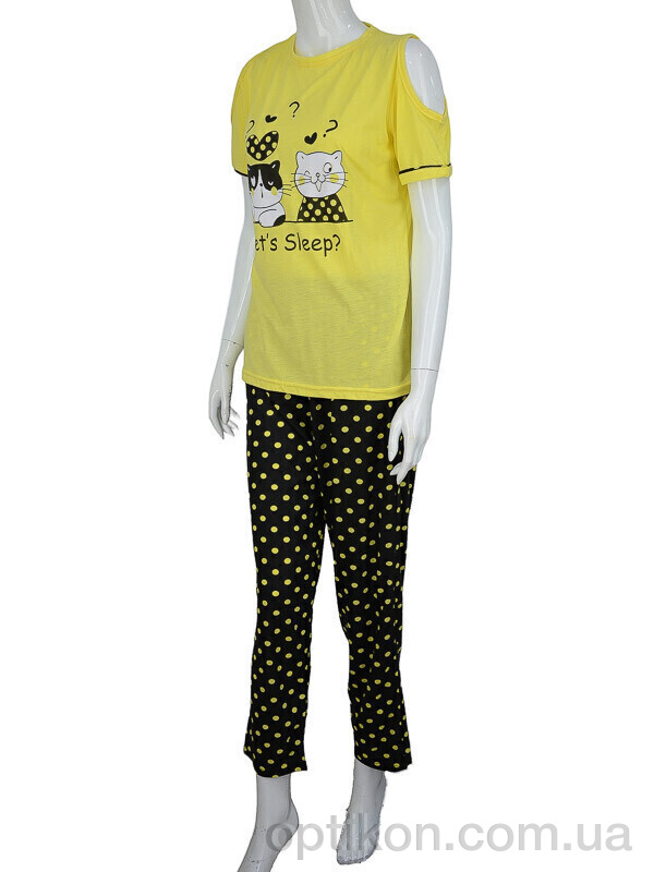 Пижама Obuvok 3038A yellow (04081)