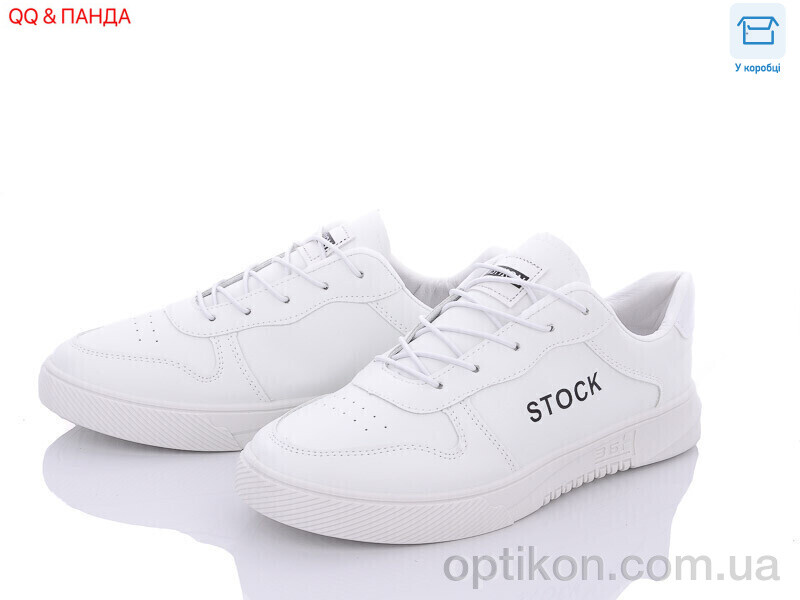Кросівки QQ shoes ABA77-101-1 white-black