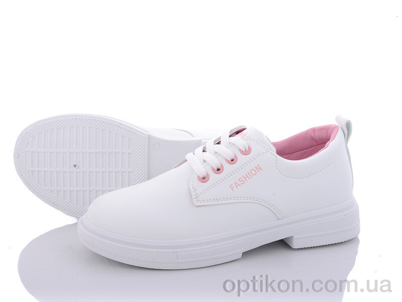 Туфлі Violeta 169-13 white-pink
