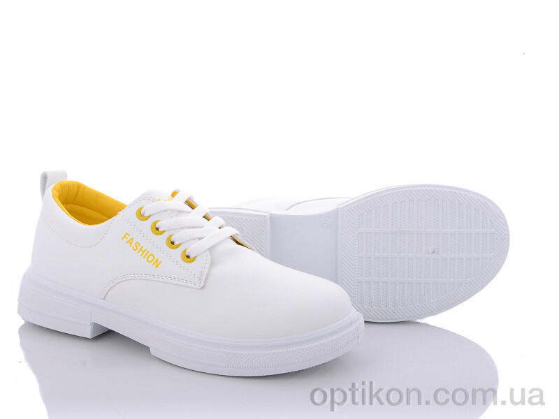 Туфлі Violeta 169-13 white-yellow