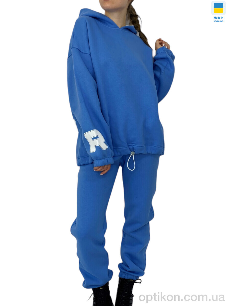 Спортивний костюм Kram 00305 блакитний
