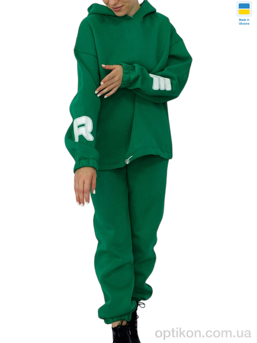 Спортивний костюм Kram 00305 зелений