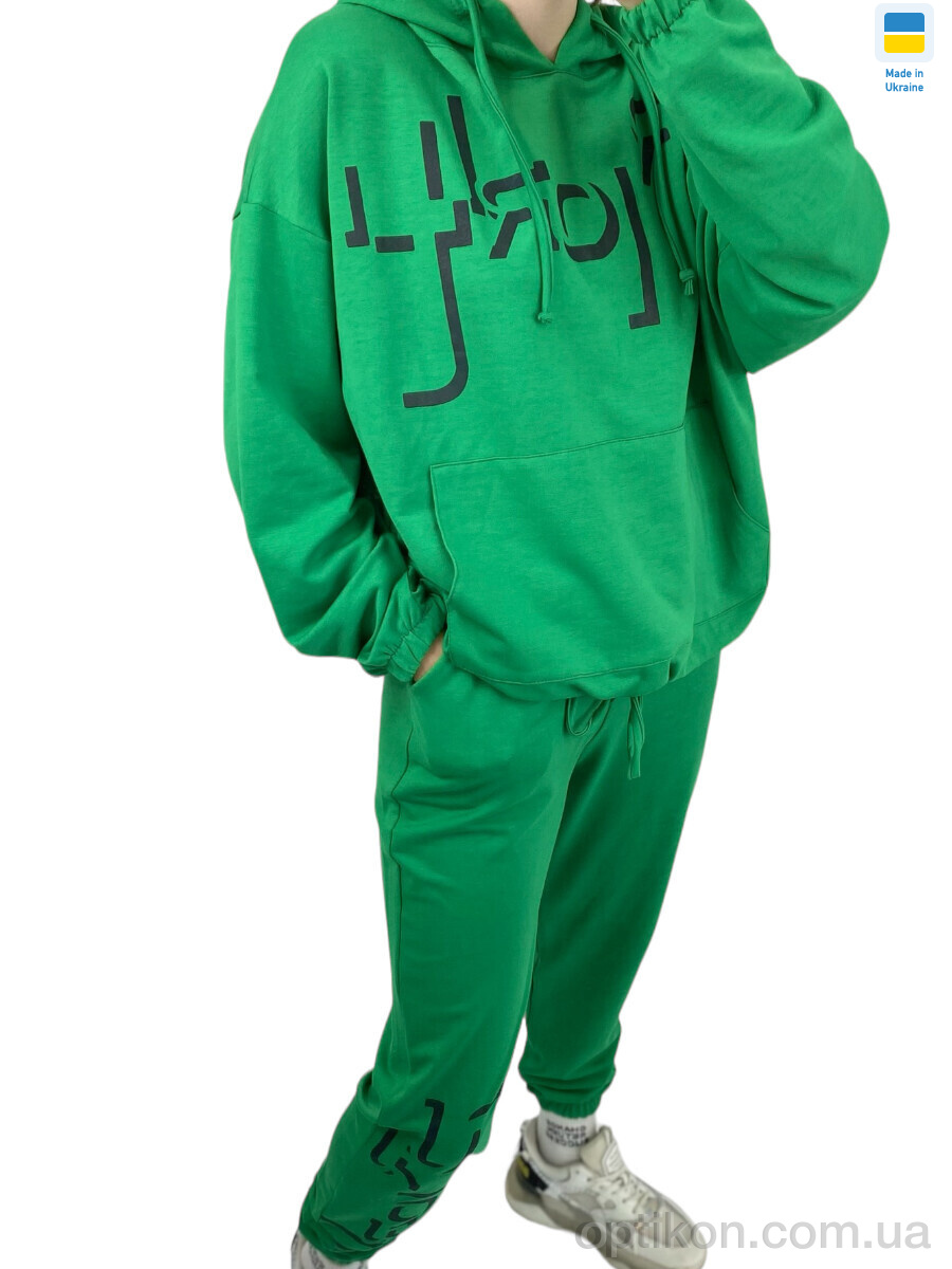 Спортивний костюм Kram 00126 зелений