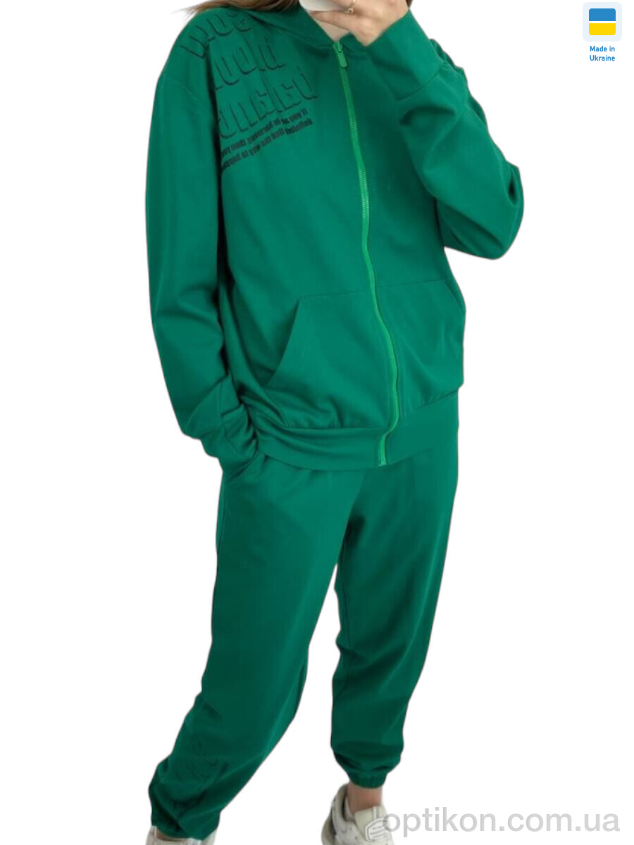 Спортивний костюм Kram 00255 зелений