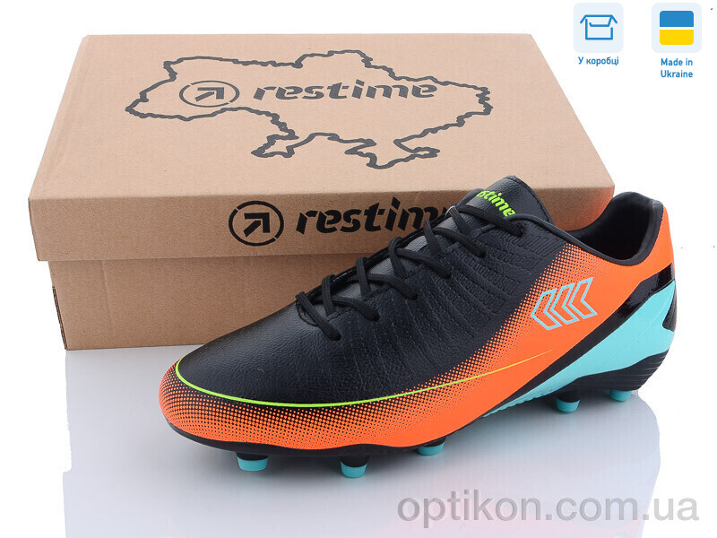 Футбольне взуття Restime DM023027-2 black-orange