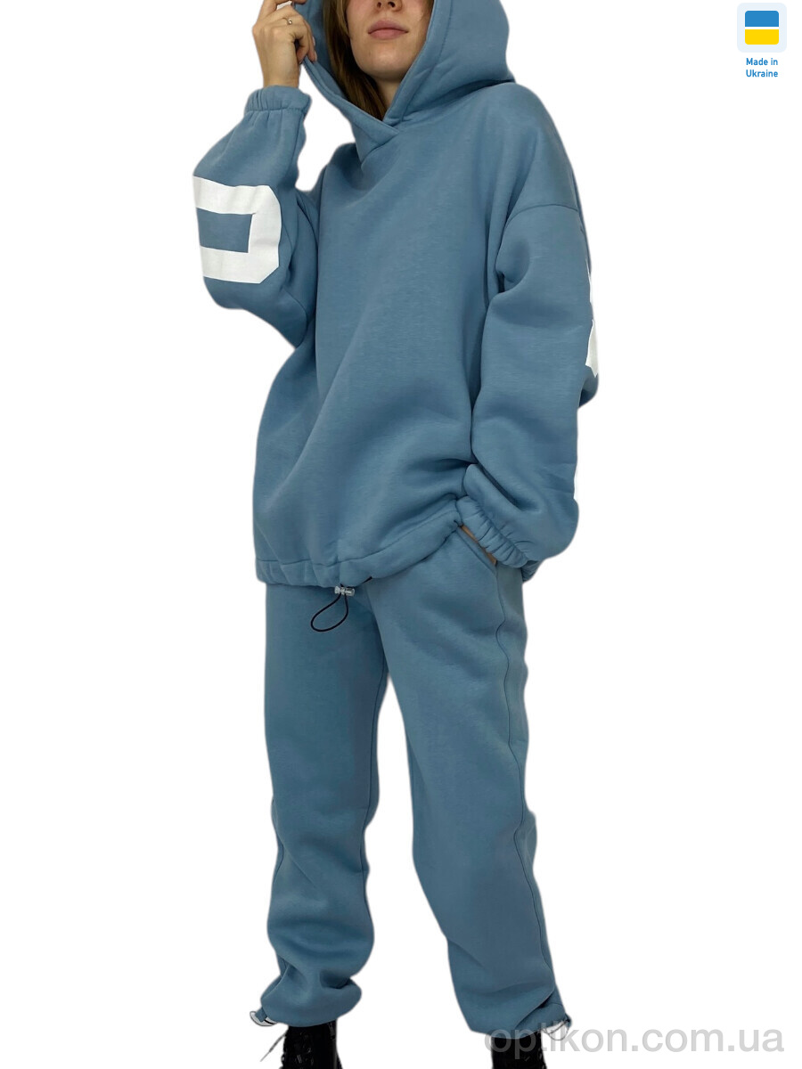 Спортивний костюм Kram 00266 сіро-голубий