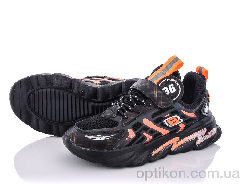 Кросівки Violeta G19(5015) black-orange