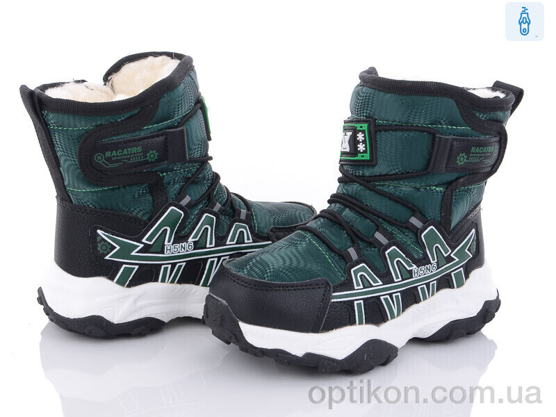 Дутики Ok Shoes 8804-1B green