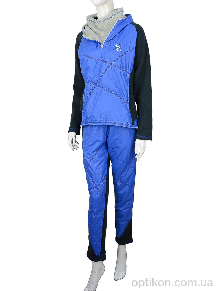 Спортивний костюм Obuvok Ж434 (04270) blue флис