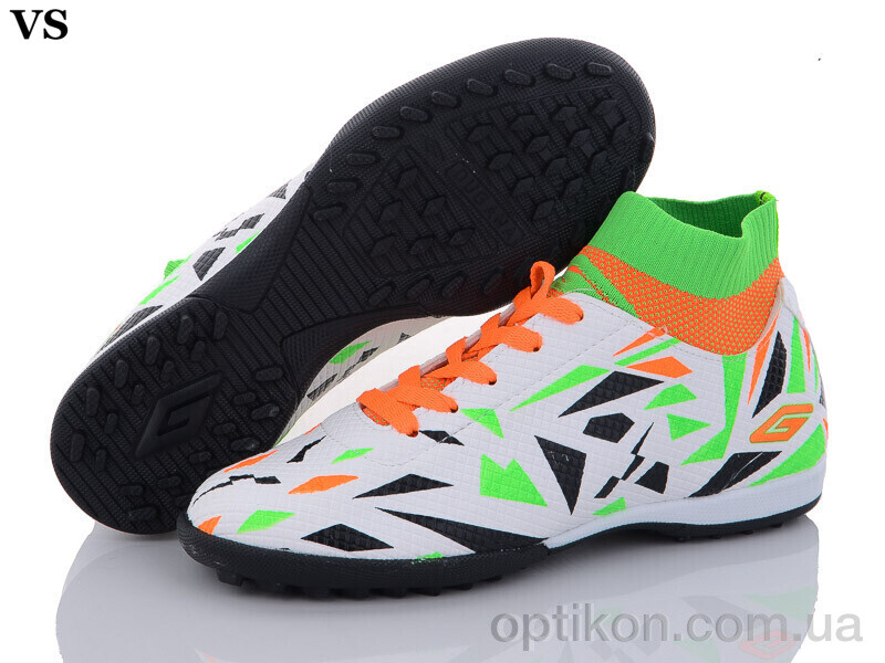 Футбольне взуття VS Дугана носок white-orange