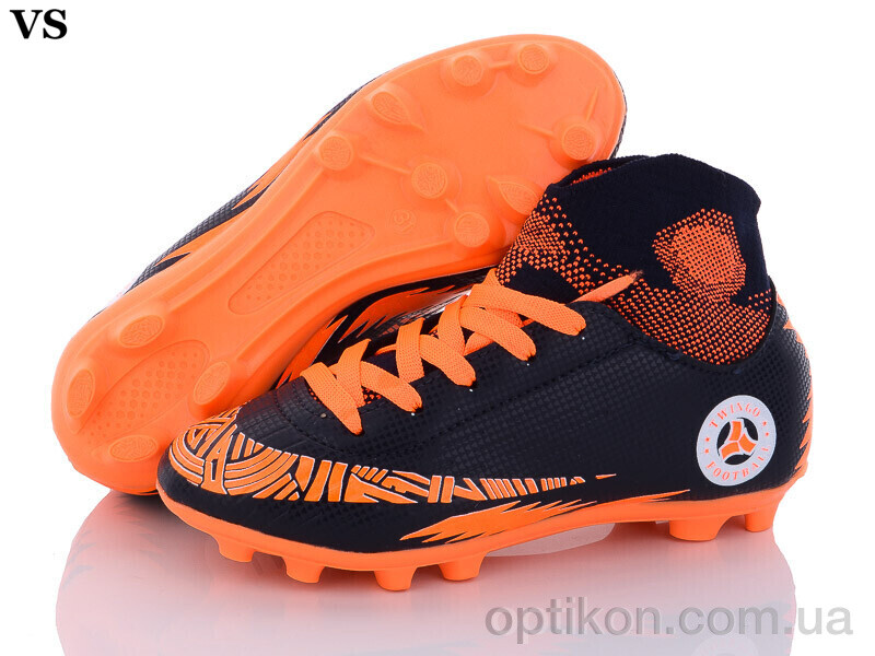 Футбольне взуття VS Twingo Crampon Black-Orange (31-35)