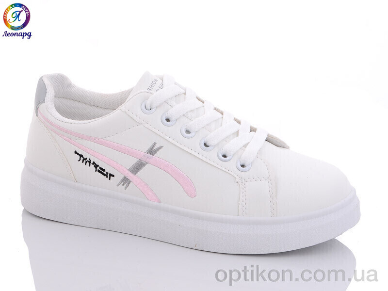Кросівки Леопард 6629 white-pink
