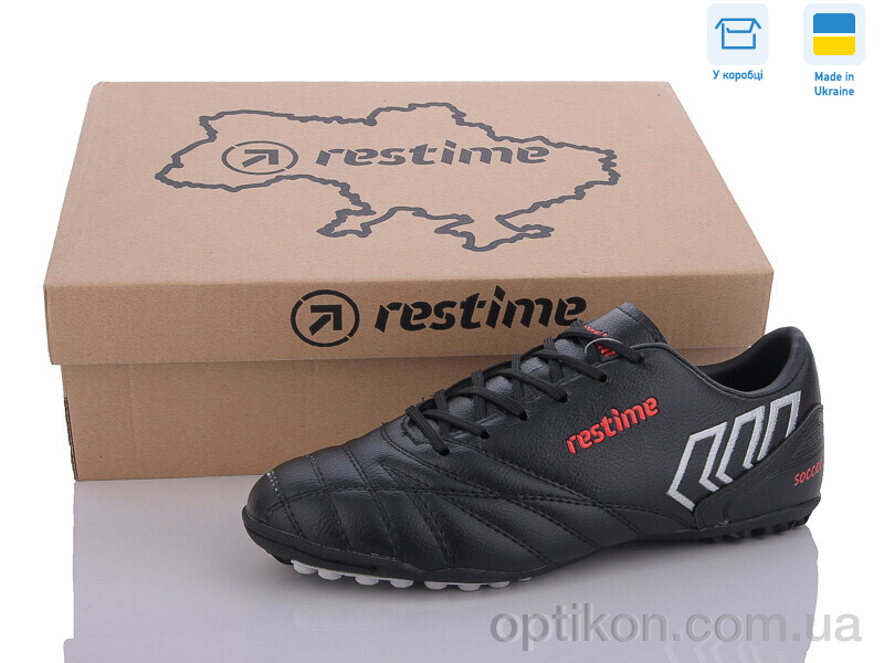 Футбольне взуття Restime DWB24128-1 black-red