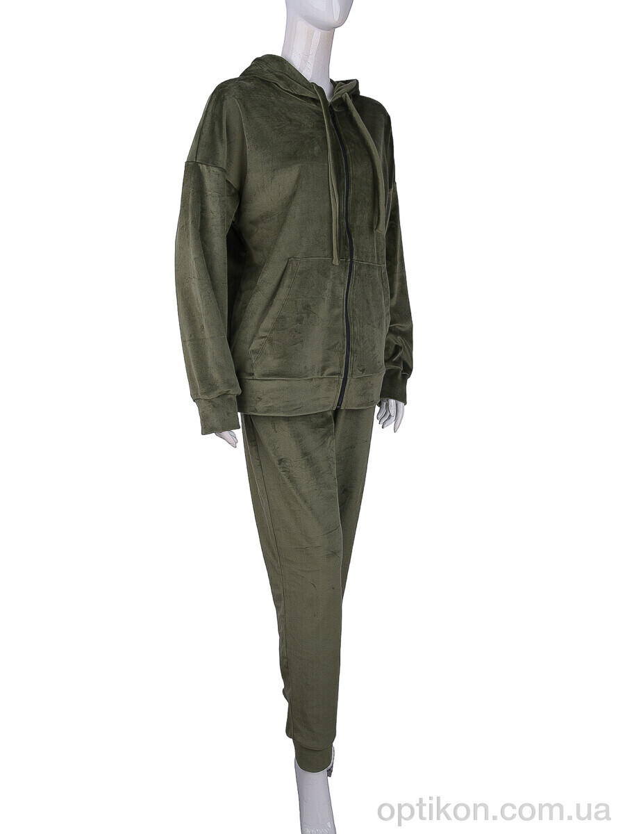 Спортивний костюм Opt7kl A001-6 green