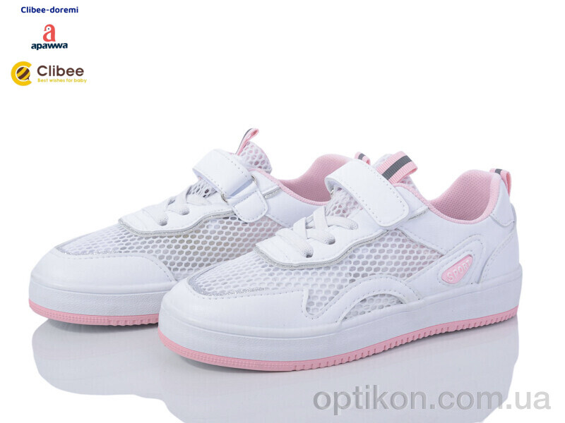 Кросівки Clibee-Doremi ZC452 white-pink