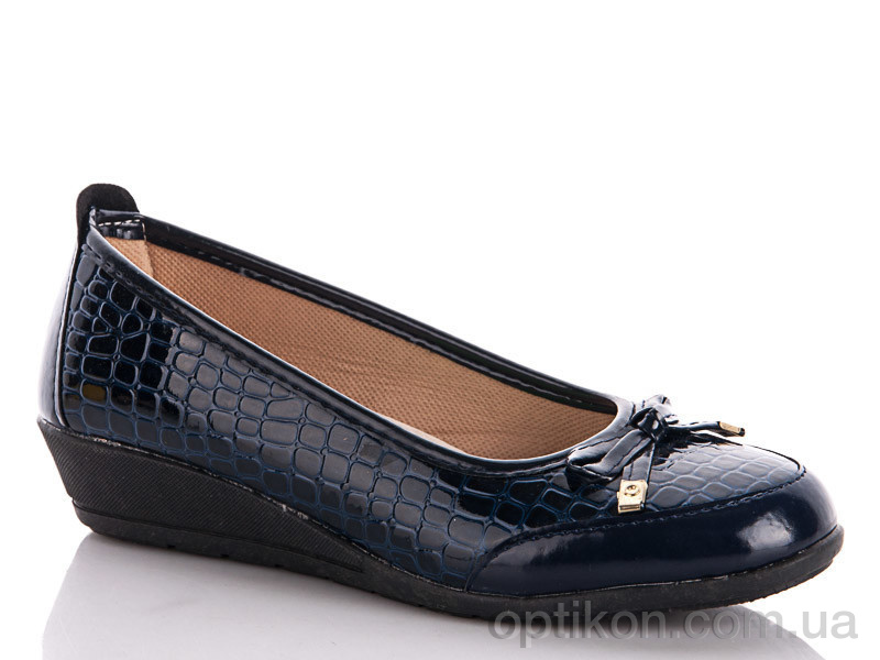 Туфлі Makers Shoes Бабушка бант синий