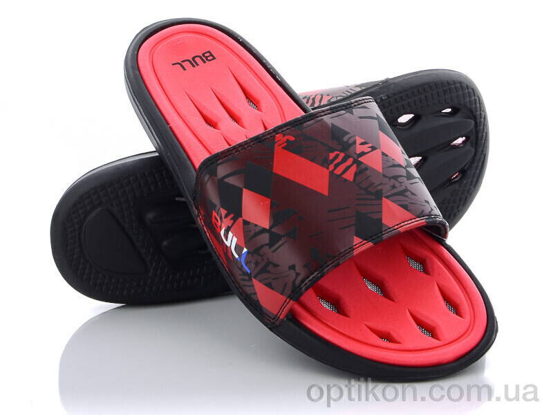 Шльопанці Obuvok R021 (w43) red-black