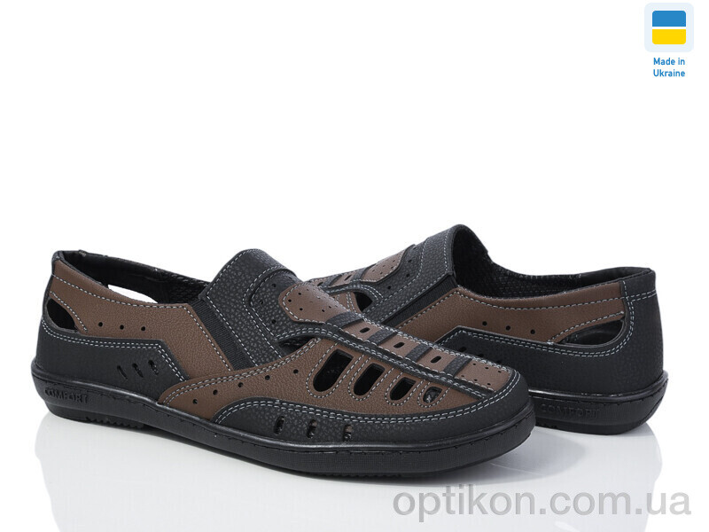 Туфлі Paolla SunShine Р5 чорно-коричневий