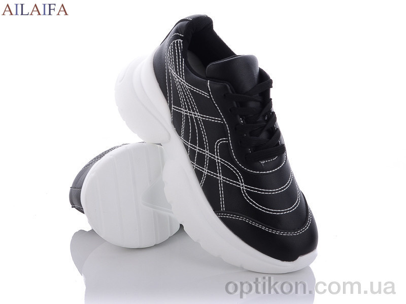 Кросівки Ailaifa N11 white-black,пена