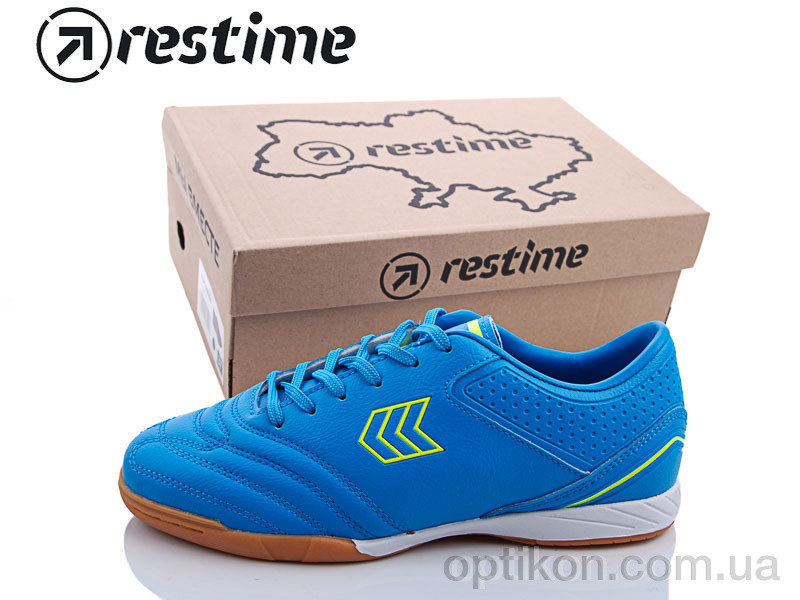 Футбольне взуття Restime DWB19703 skyblue-lime