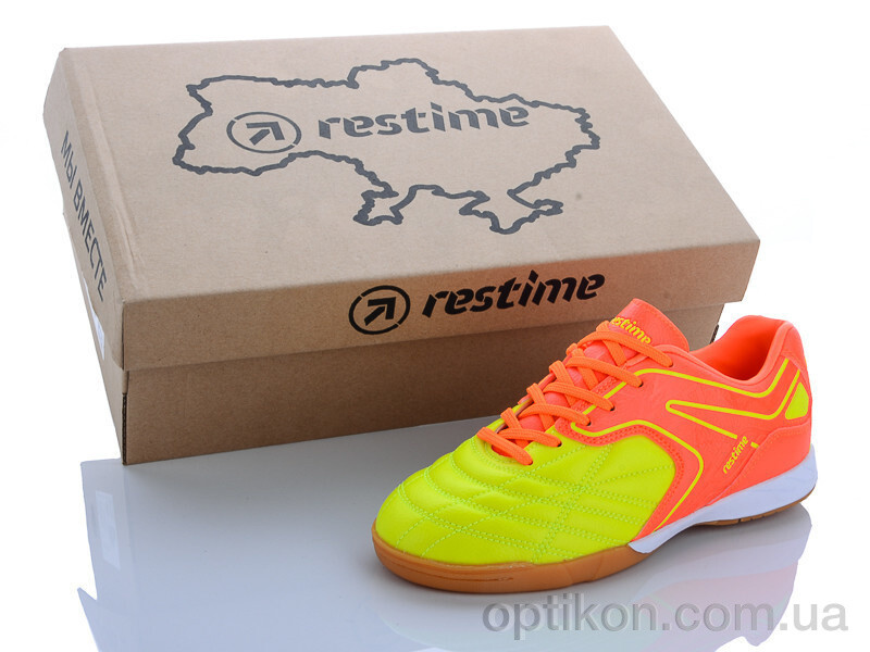Футбольне взуття Restime DDB20210 r.orange-lime