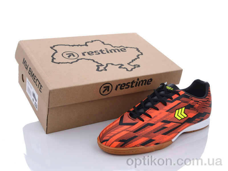 Футбольне взуття Restime DMB21419 black-orange