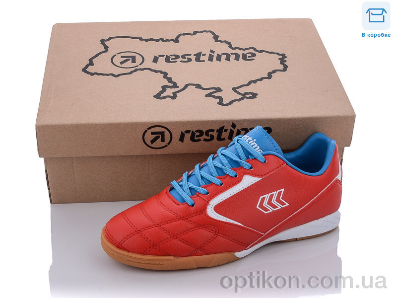 Футбольне взуття Restime DWB22030 red-white-skyblue