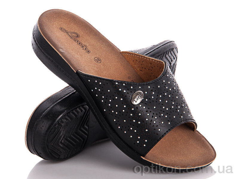Шльопанці Makers Shoes Lorin-1 black