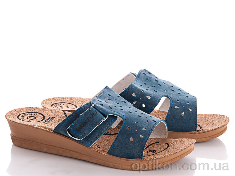 Шльопанці Makers Shoes Takimpoli синий