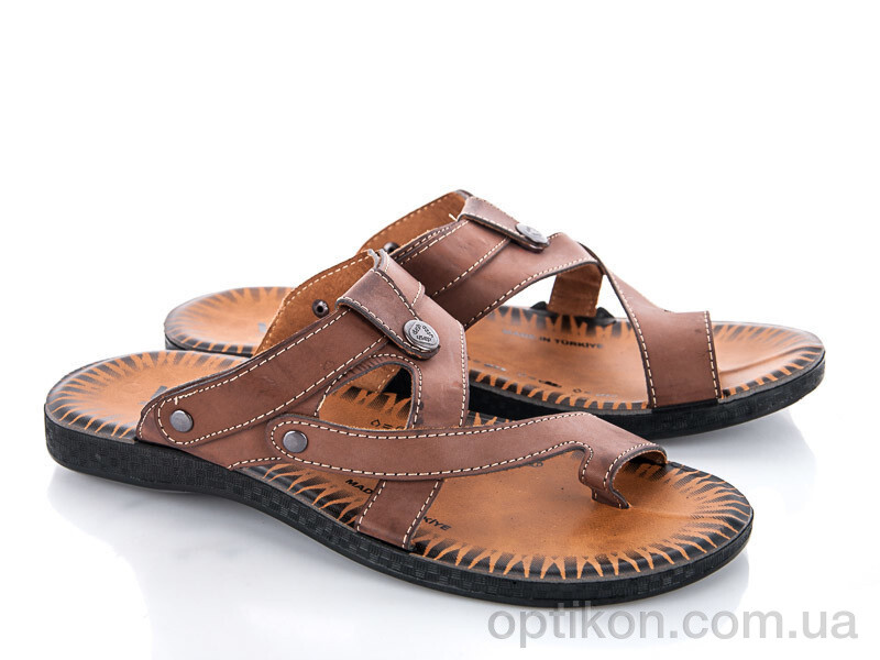 Шльопанці Makers Shoes 1003 brown
