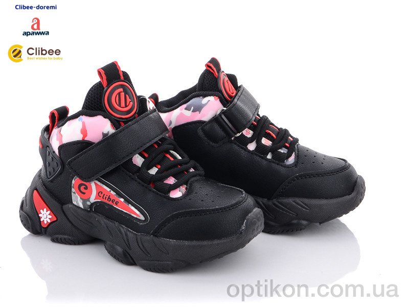 Кросівки Clibee-Doremi E79 black-red